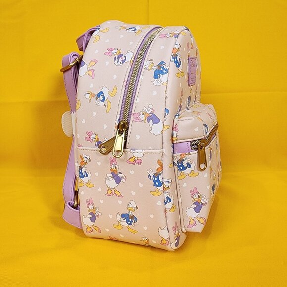daisy duck loungefly mini backpack EXCLUSIVE DROP: Steampunk Wonderfully capturing the lovable ducks WondaPop Disney Daisy Duck 13"